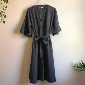 tory burch gray dress